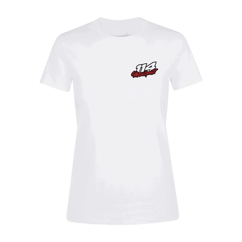T-shirt femme 114 Motorsports blanc