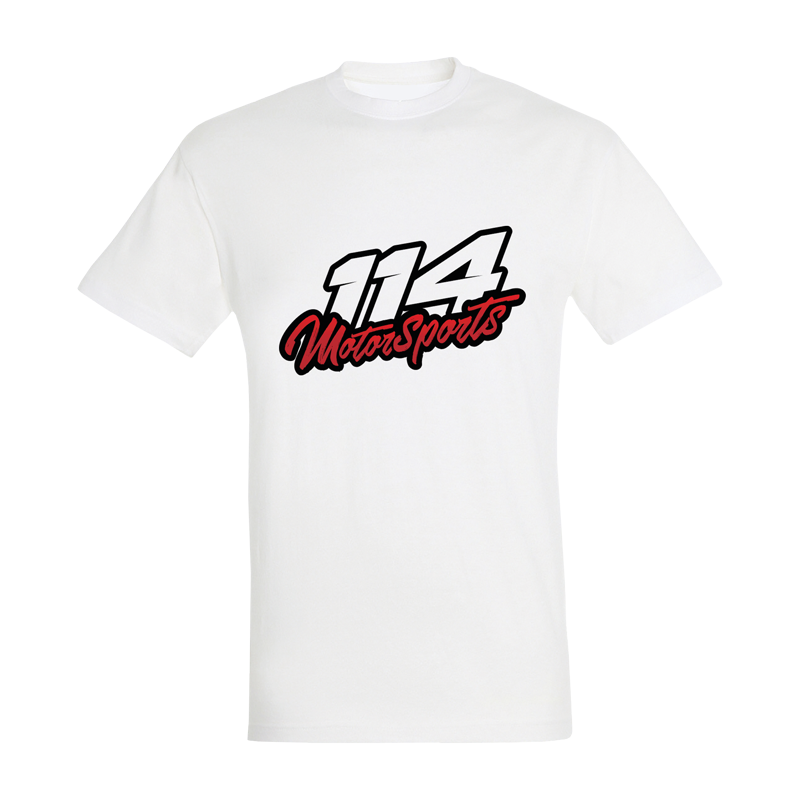 T-shirt homme 114 Motorsports blanc